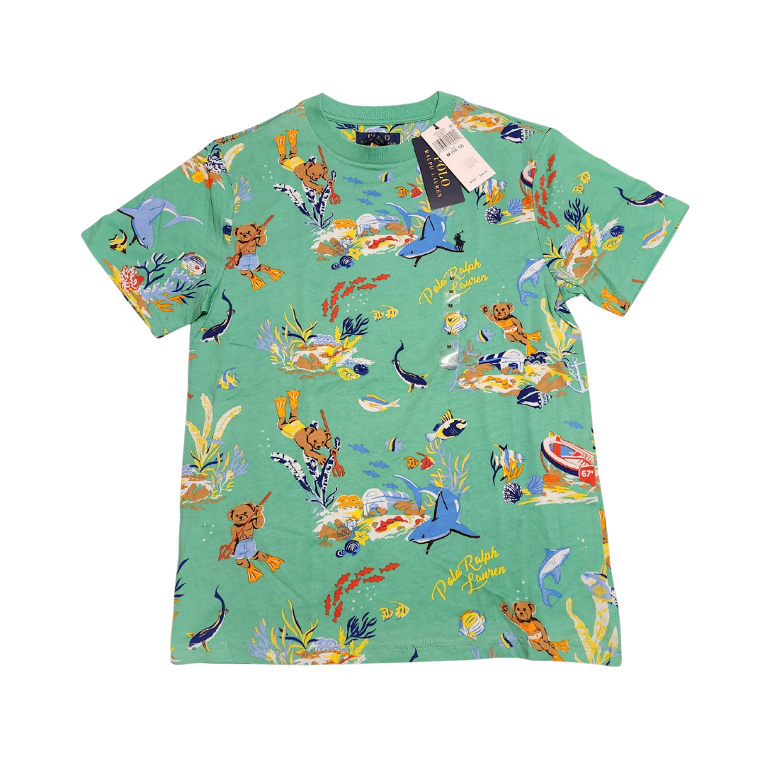 New Boys Medium Short Sleeve Polo Shirt