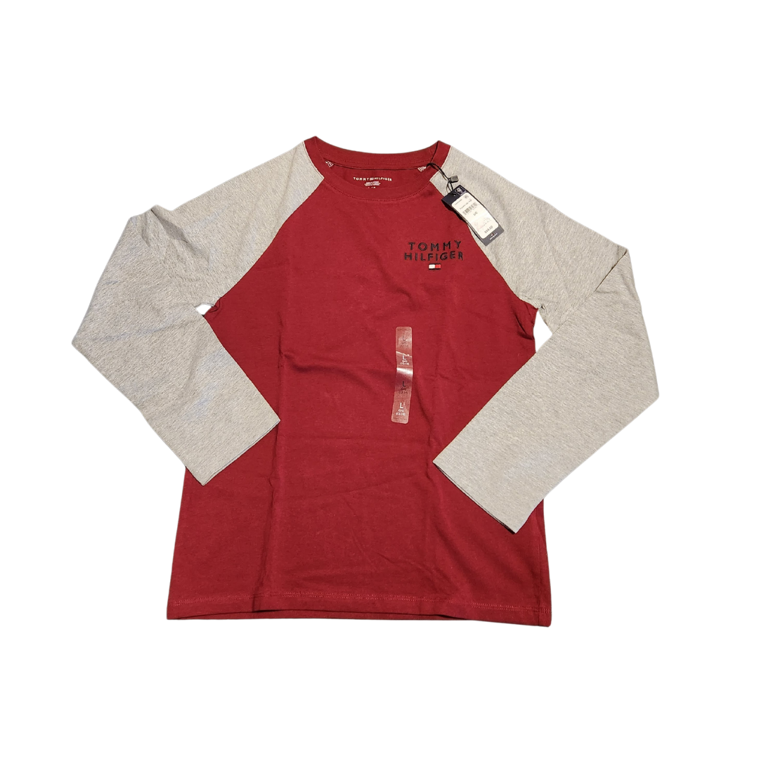 New Boys Large Long Sleeve Tommy Shirt