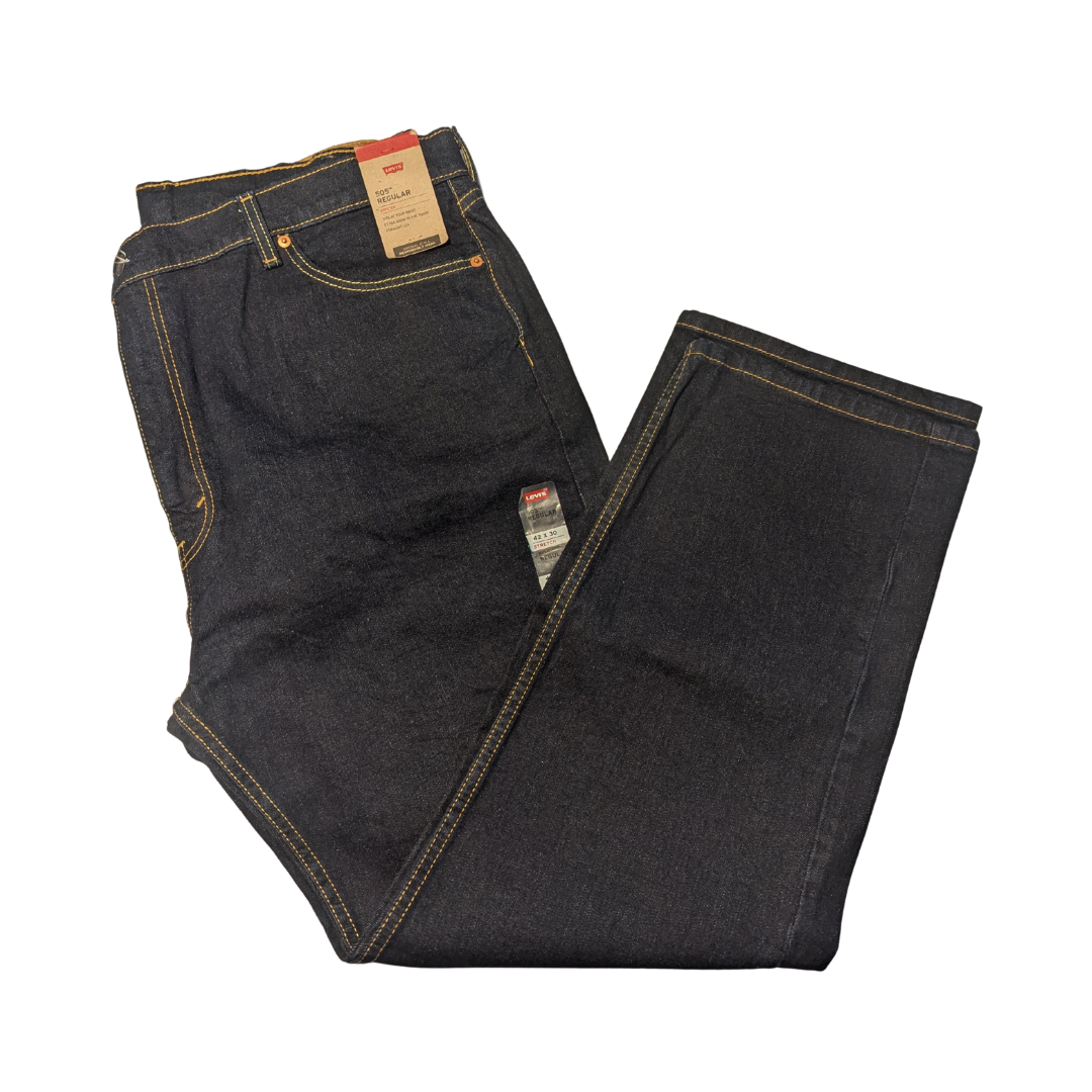 Men’s Levi’s 505 Regular Fit Stretch Jeans – 42x30