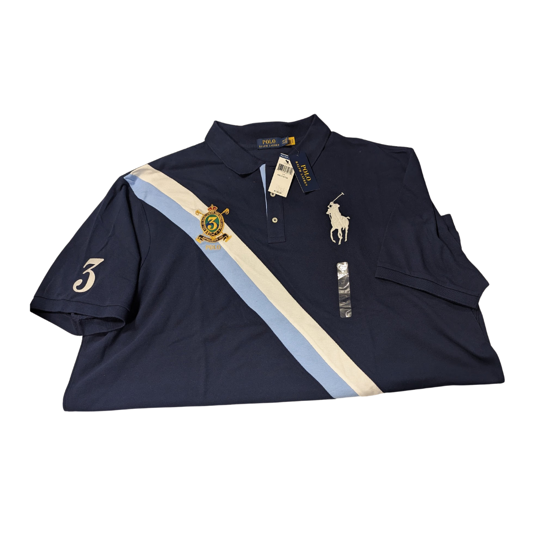 New Men’s 4XLT Short Sleeve Polo Shirt