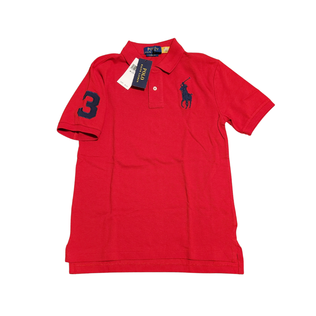 New Boys Medium Short Sleeve Polo Shirt