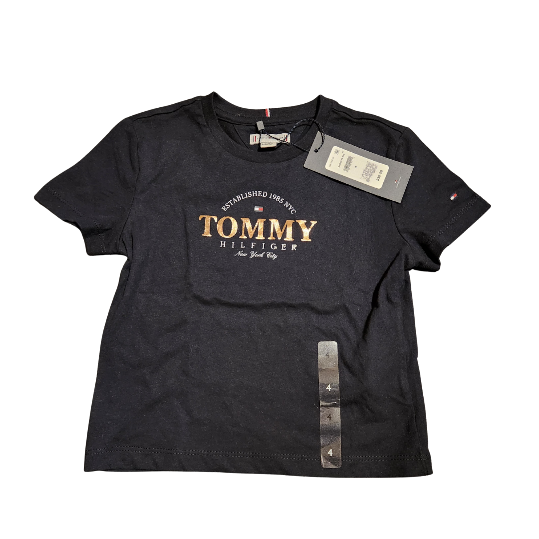 New Girls Size 4 Short Sleeve Tommy Shirt