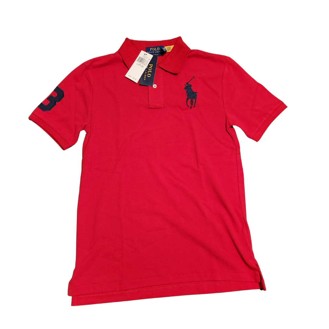 New Boys Large Short Sleeve Polo Shirt