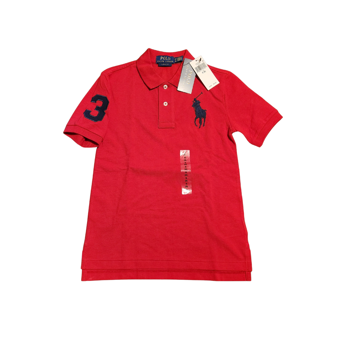 New Boys Small Short Sleeve Polo Shirt