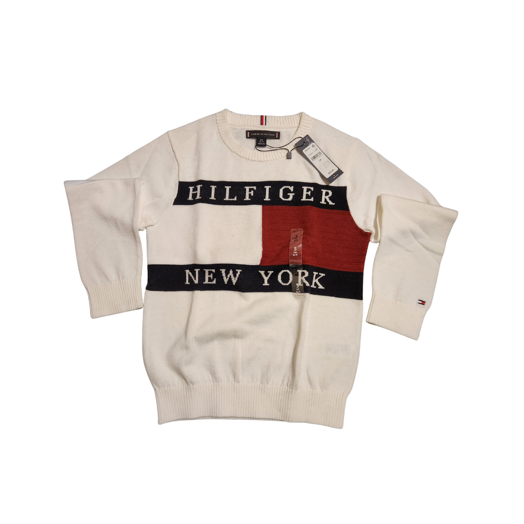 New Boys Small Long Sleeve Tommy Sweater