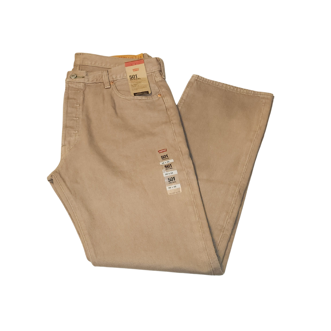 Men’s Levi’s 501 Original 100% Cotton Jeans – 36x32