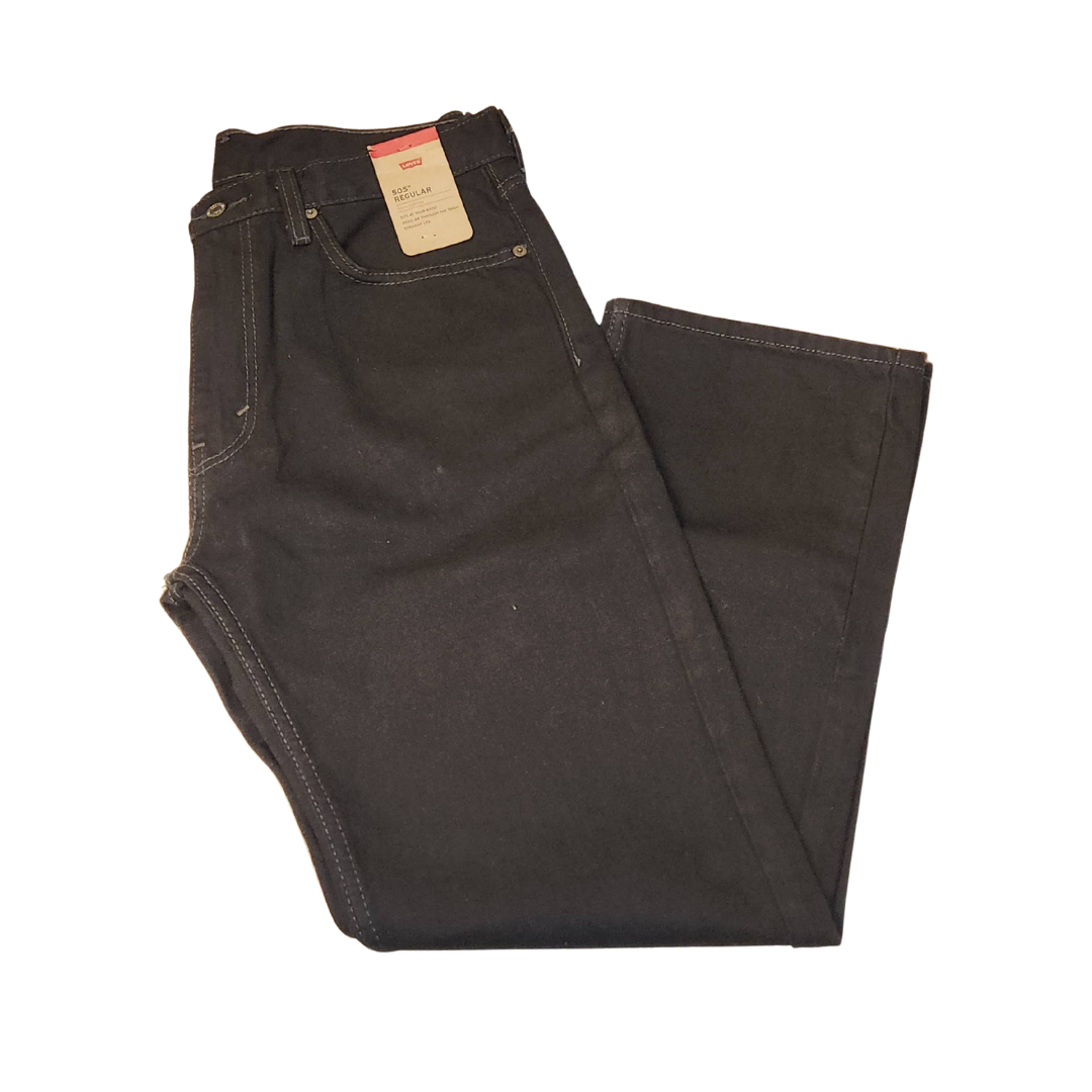 Men’s Levi’s 505 Regular 100% Cotton Jeans – 34x29