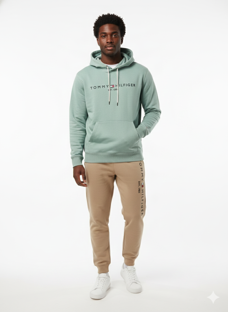 New Men’s 3XL Long Sleeve Tommy Hoodie Set